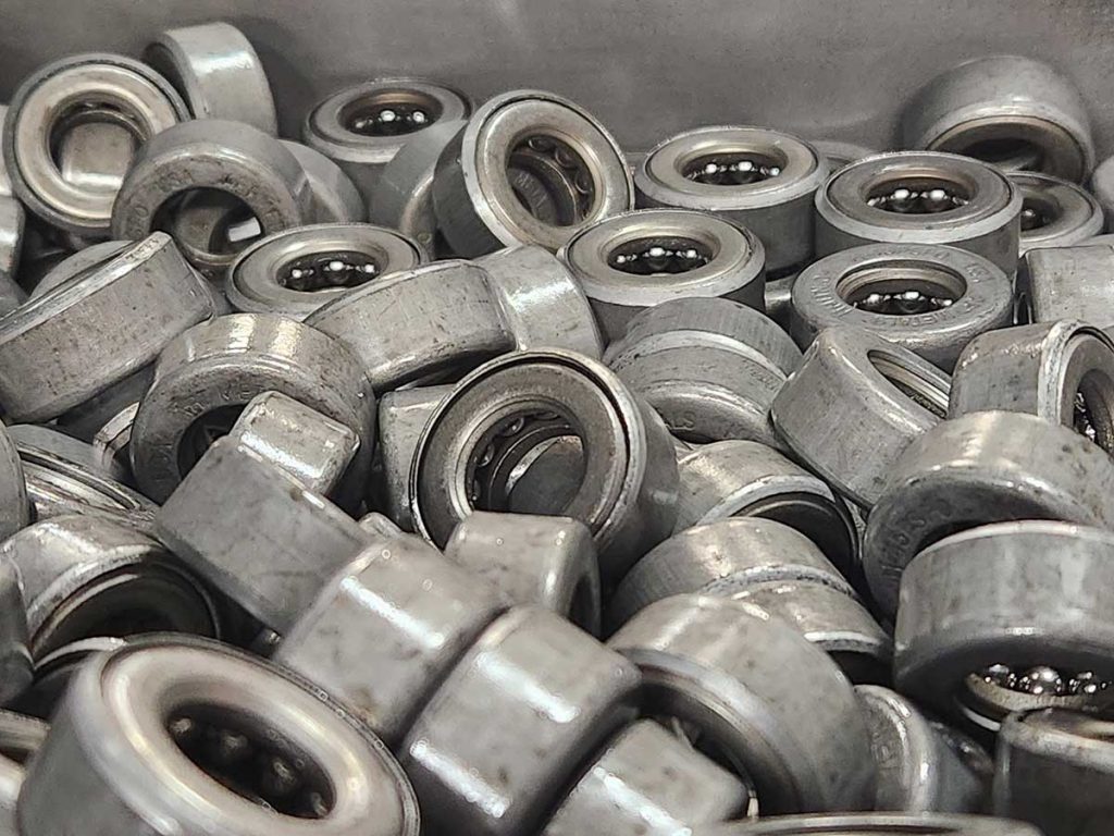 group of ball thrust bearings